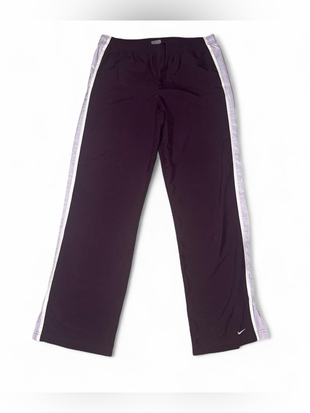 Y2K vintage Nike Purple track pants with light purple side stripes size medium🪷